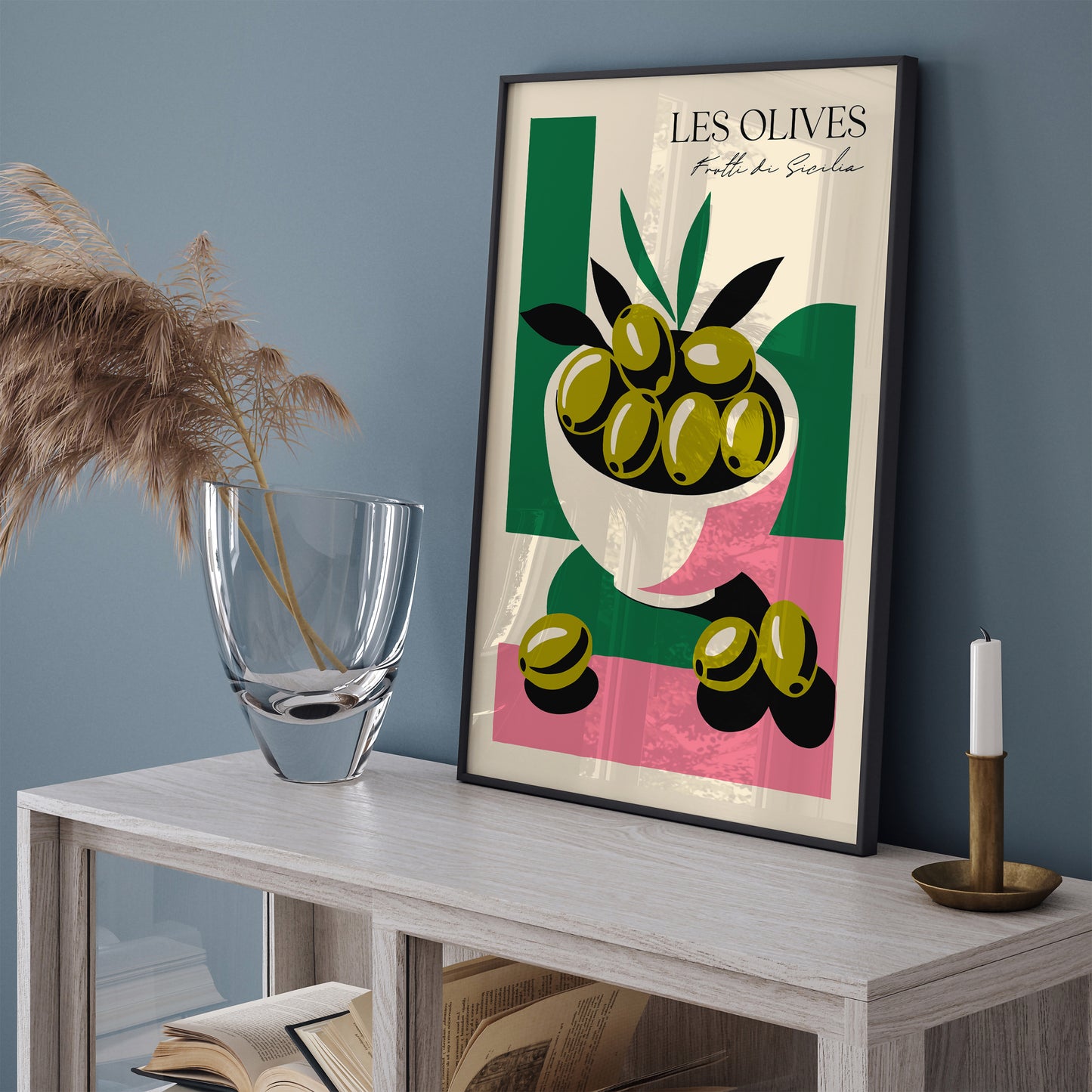 Les Olives Frutti di Sicilia Art Print