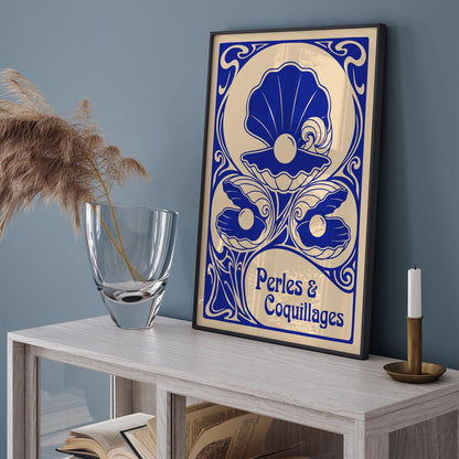Vintage Seashells Poster