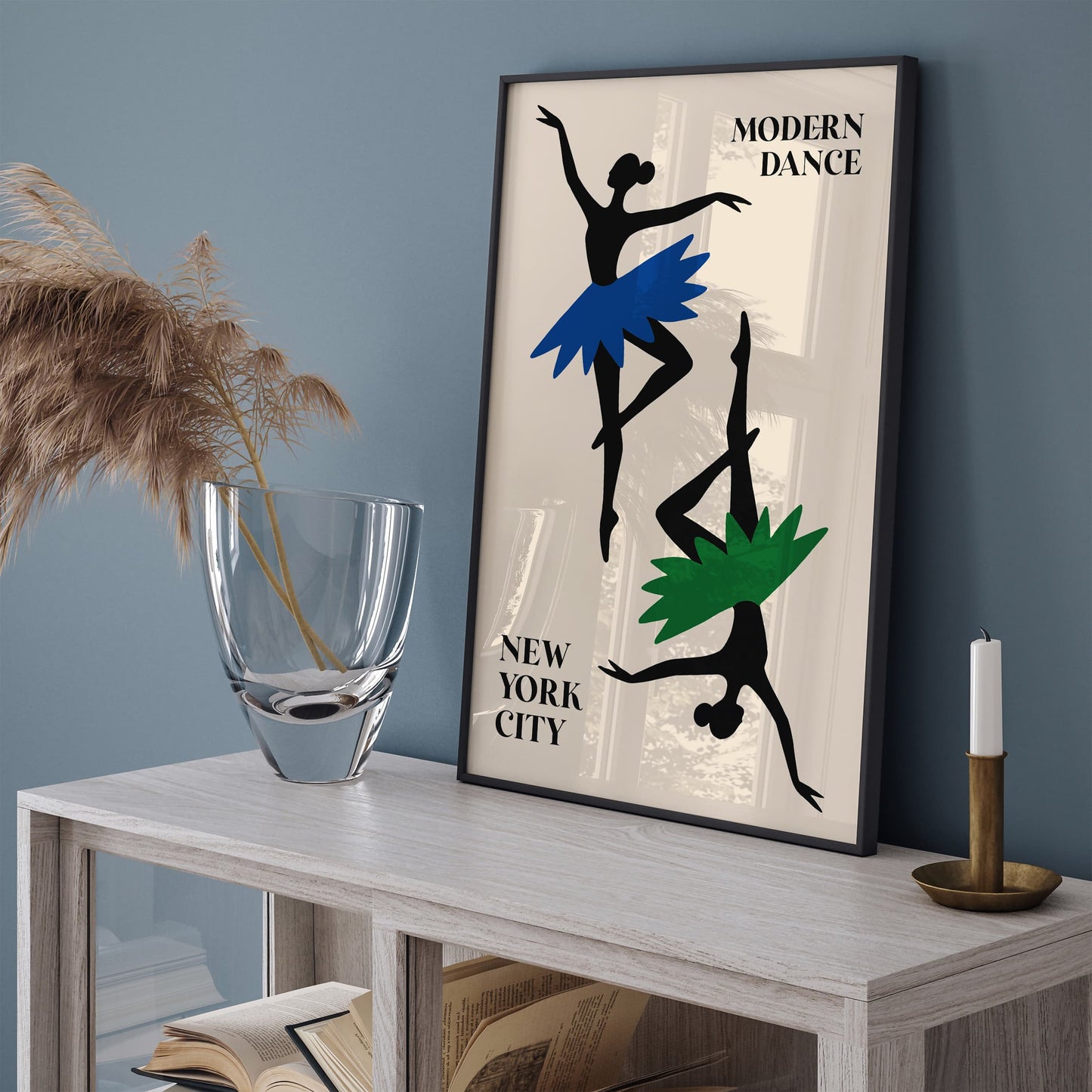 Modern Dance New York City Performance Poster