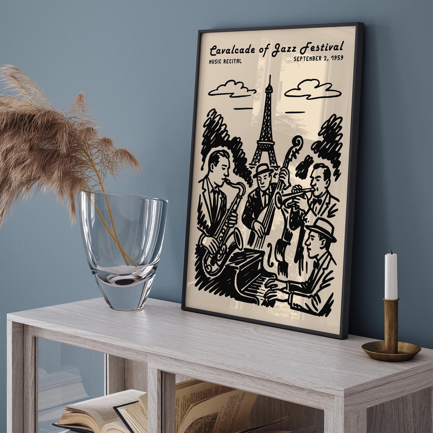 Vintage Jazz Music Poster