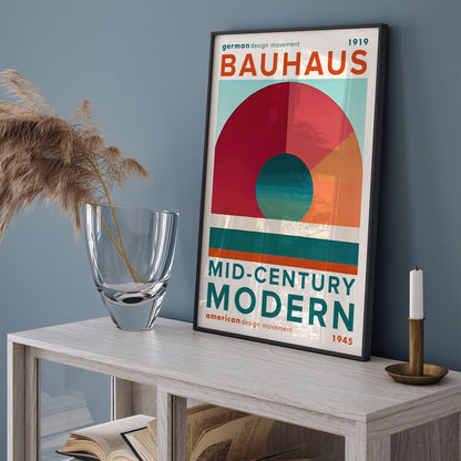 MDM Bauhaus Geometric Art Print 2024