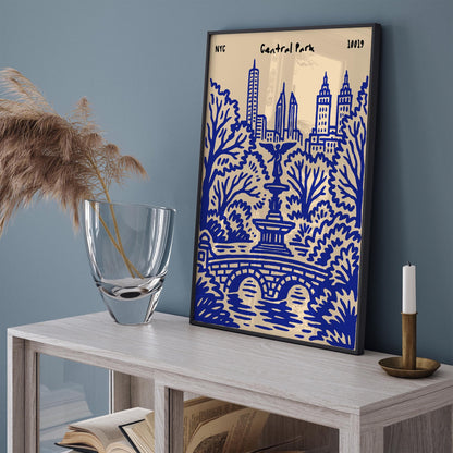 Central Park NYC Poster - New York City Wall Art Print