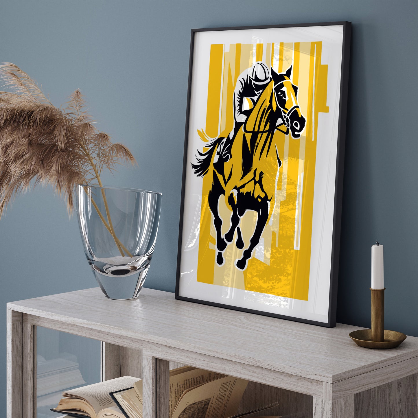 Retro Horseracing Poster