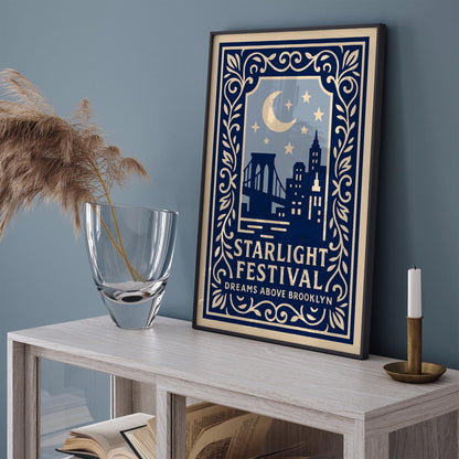 Starlight Festival Poster - Dreams Above Brooklyn Print