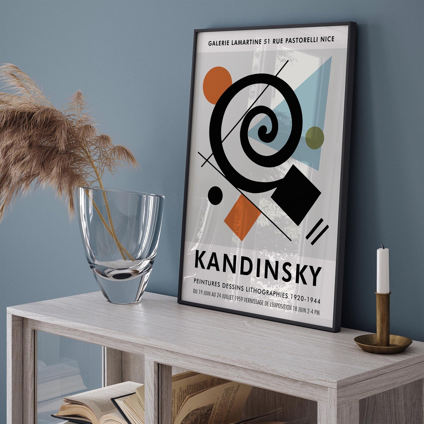Kandinsky Exhibition Poster - Abstract Modern Art Print