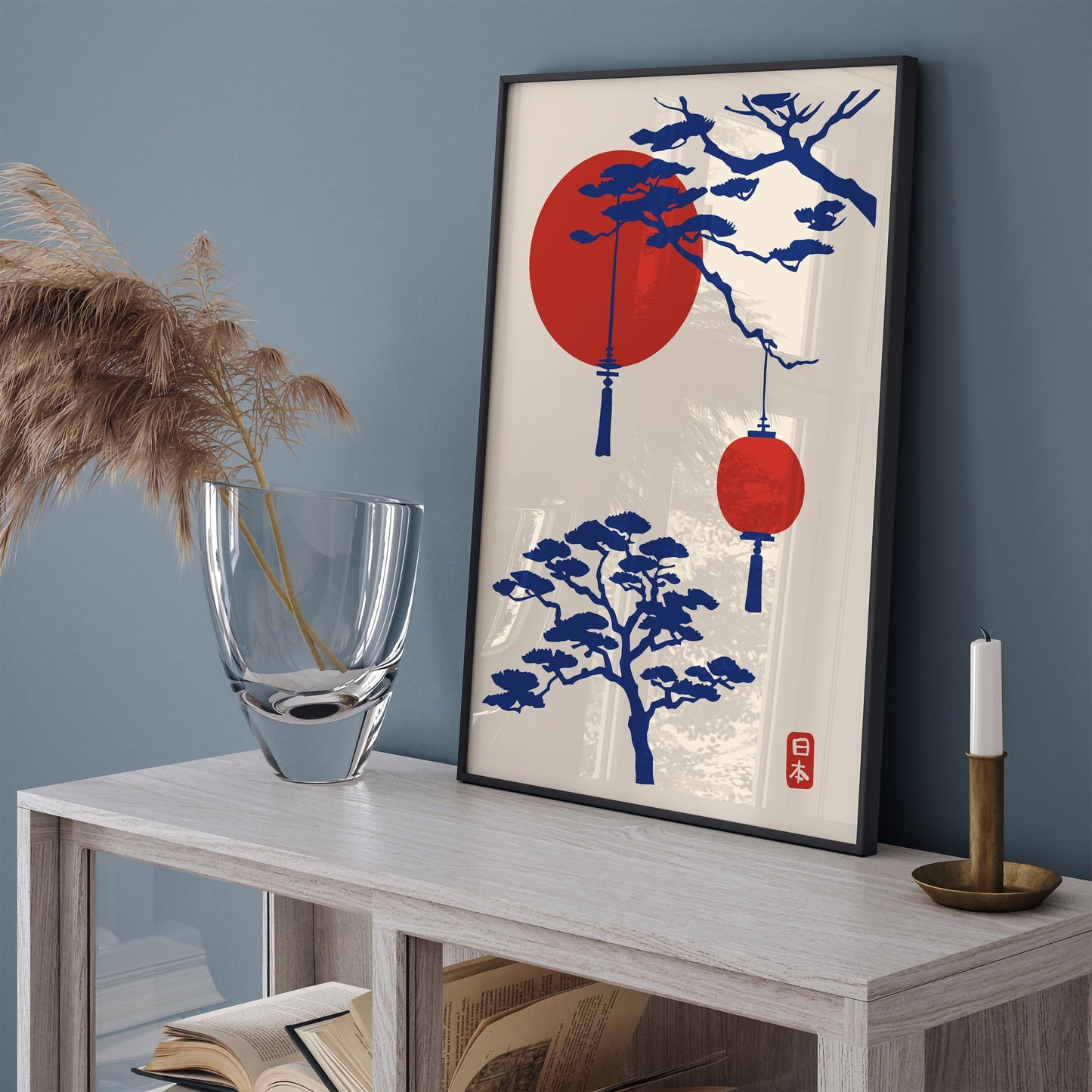Abstract Japanese Art Print
