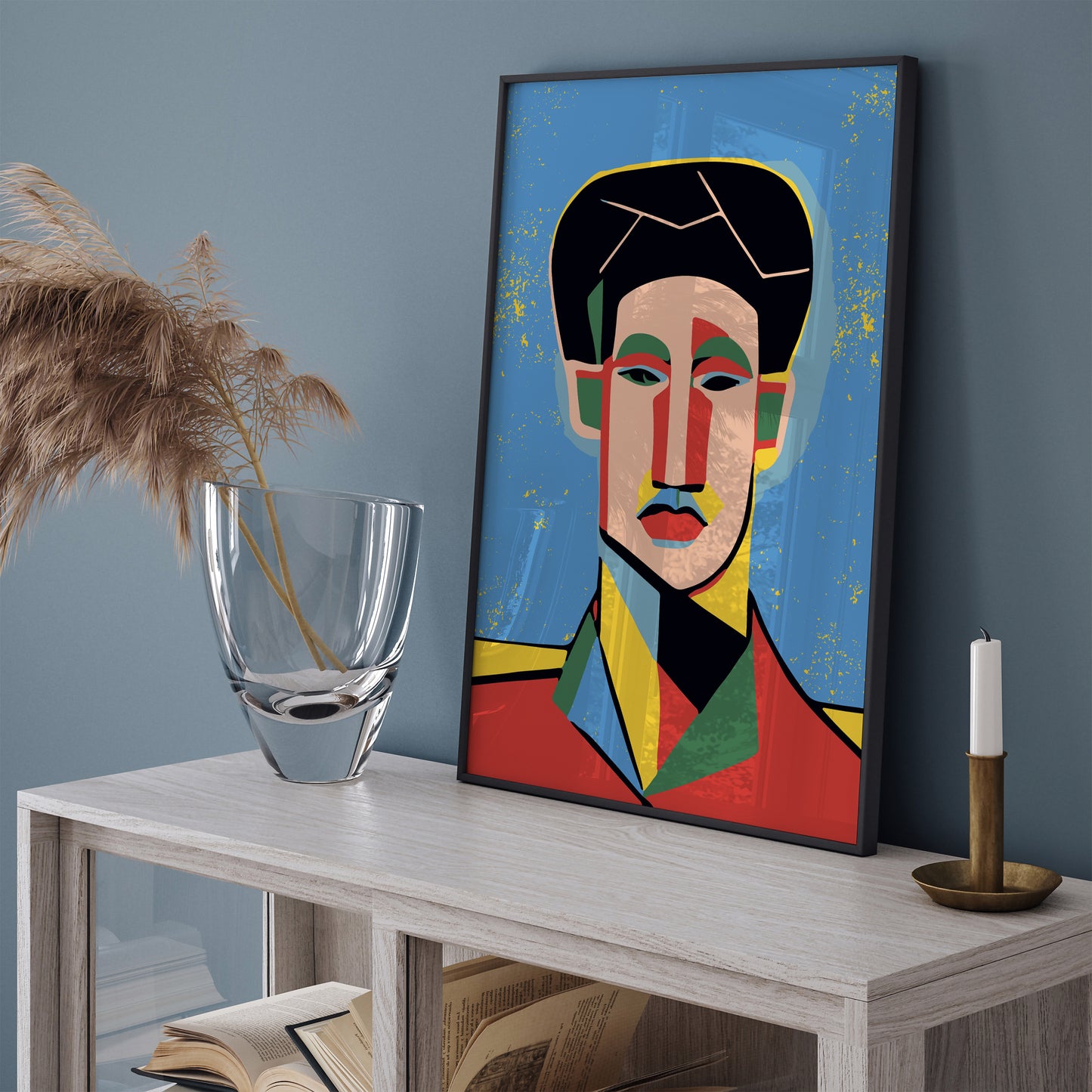 Cubism Portrait Reproduction Poster