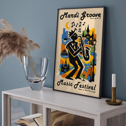 Mardi Groove New Orleans Music Festival Poster