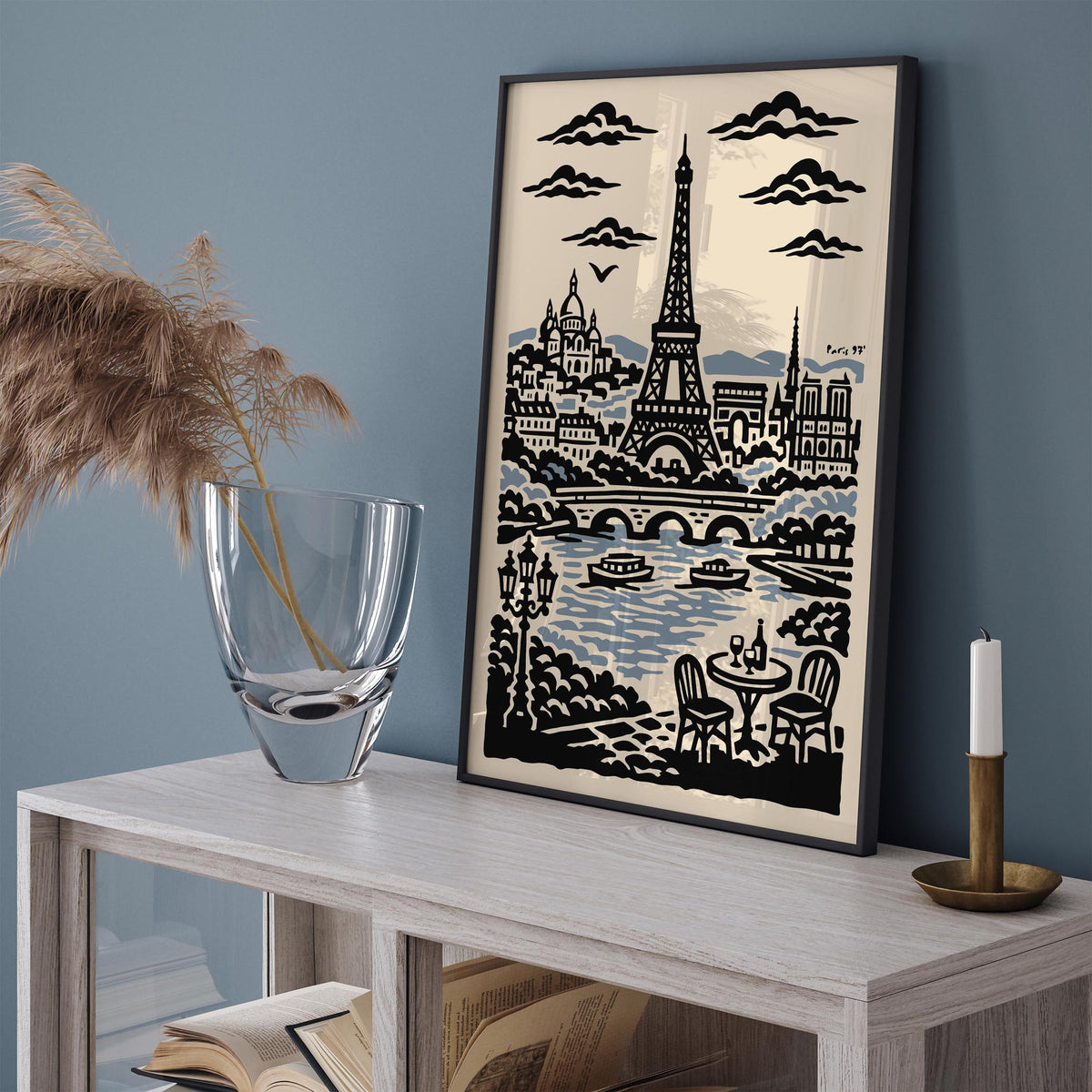 Paris 97 Vintage Travel Poster