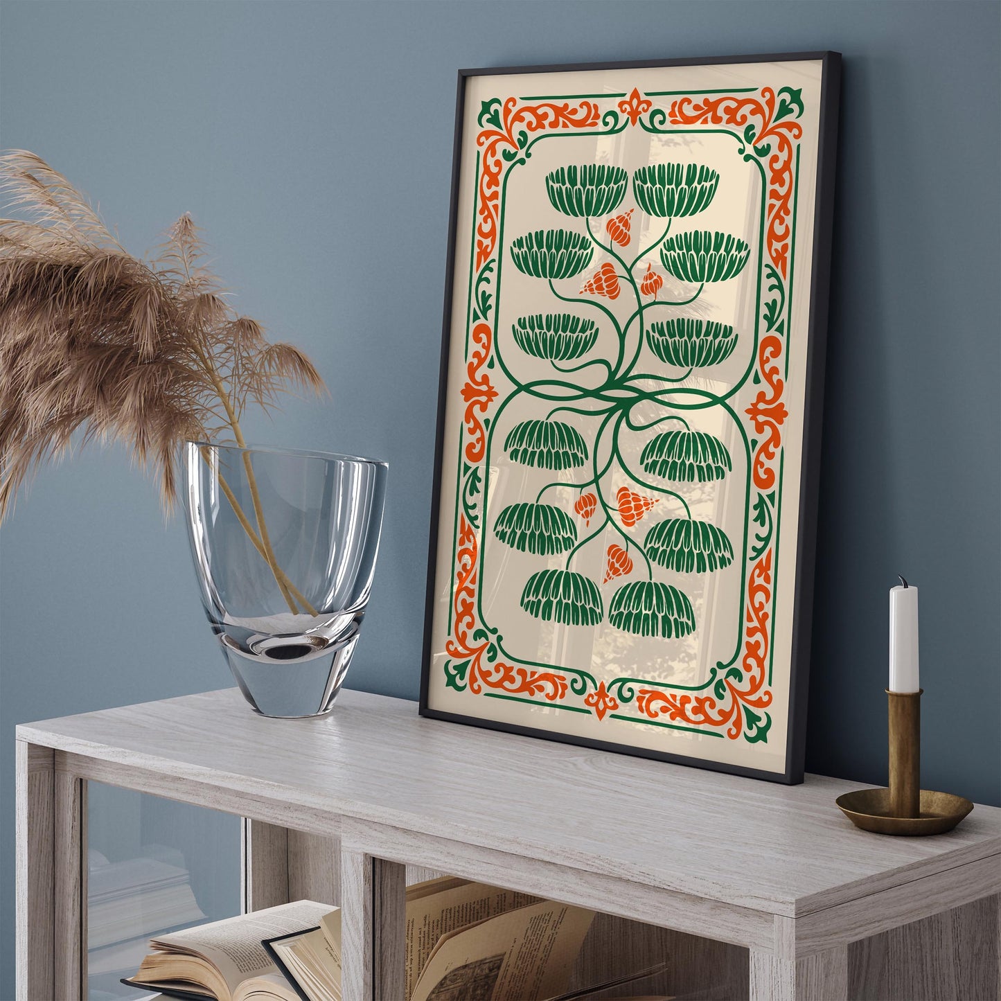 Art Nouveau Botanical Poster