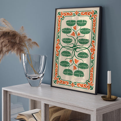 Art Nouveau Botanical Poster