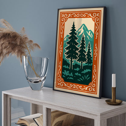 American Nature Landscape Art Print