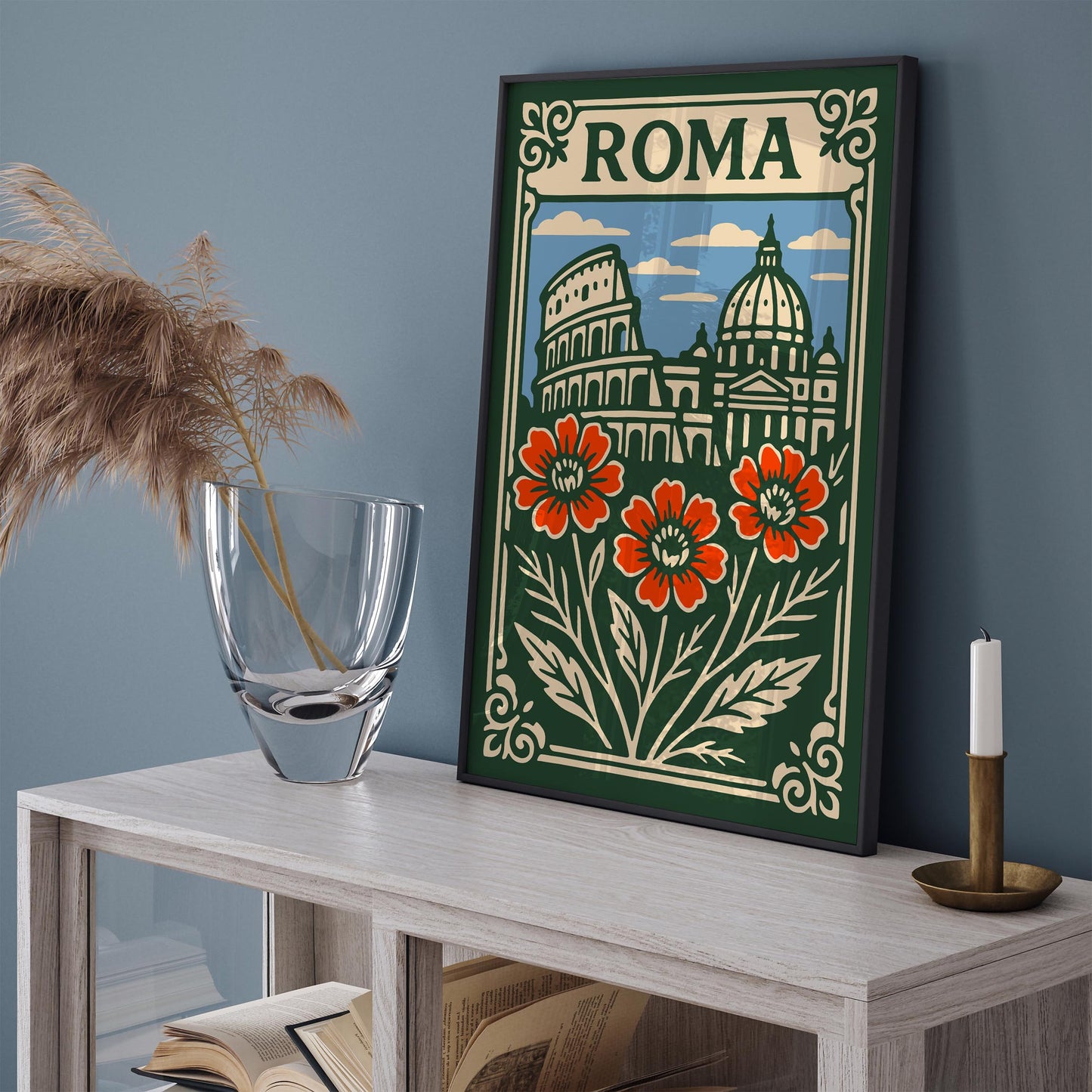 Rome Italy Cityscape Poster