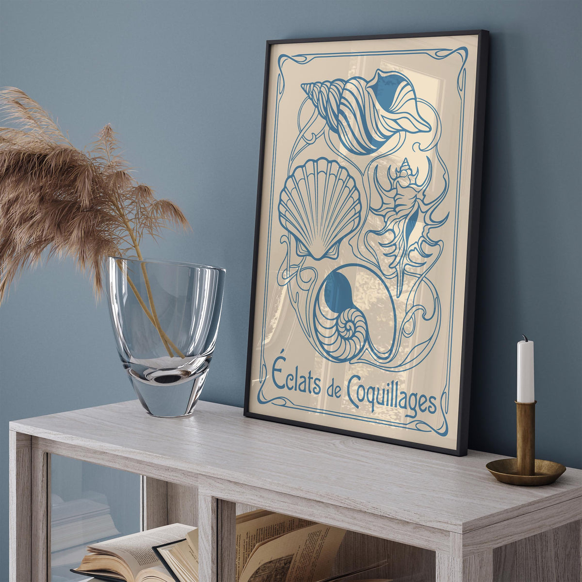 Vintage Seashells Poster