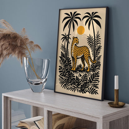 Cheetah in the Jungle Poster