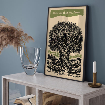 Olive Tree of Vouves Poster