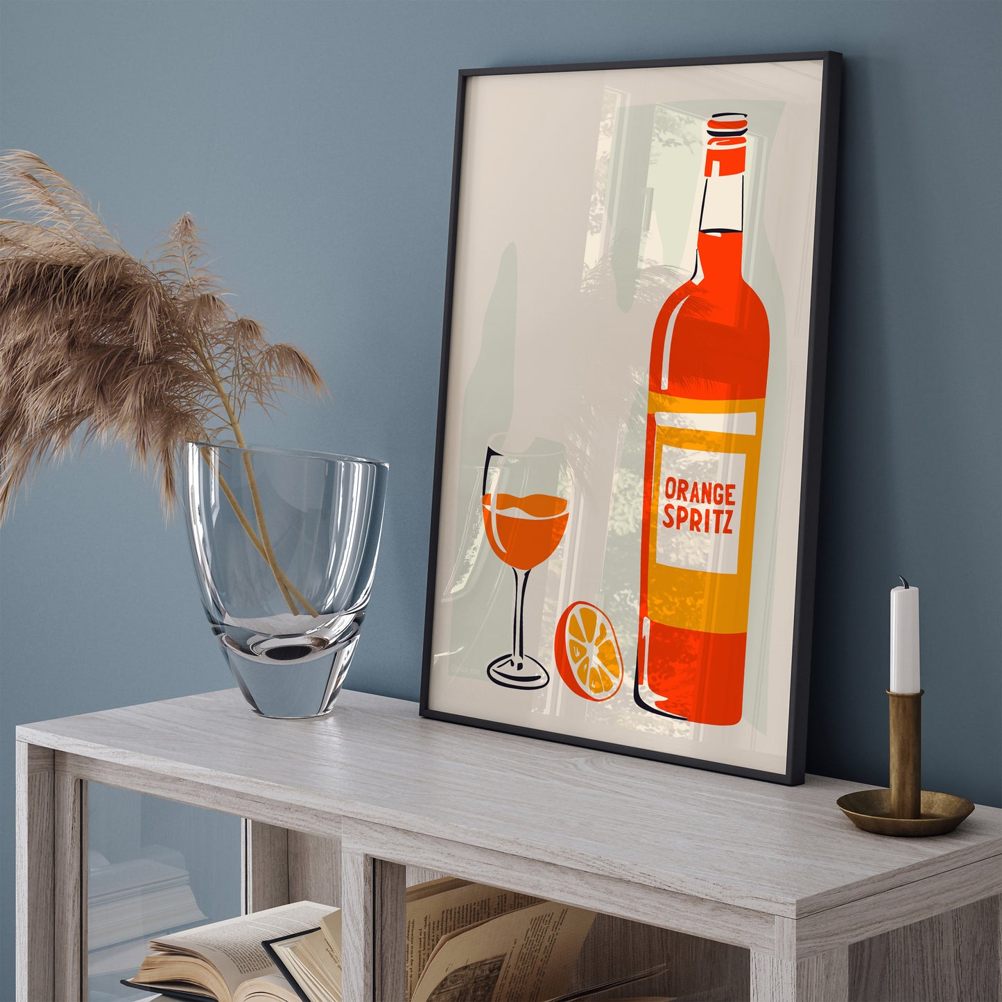 Orange Spritz Drink Poster - Italia 1989