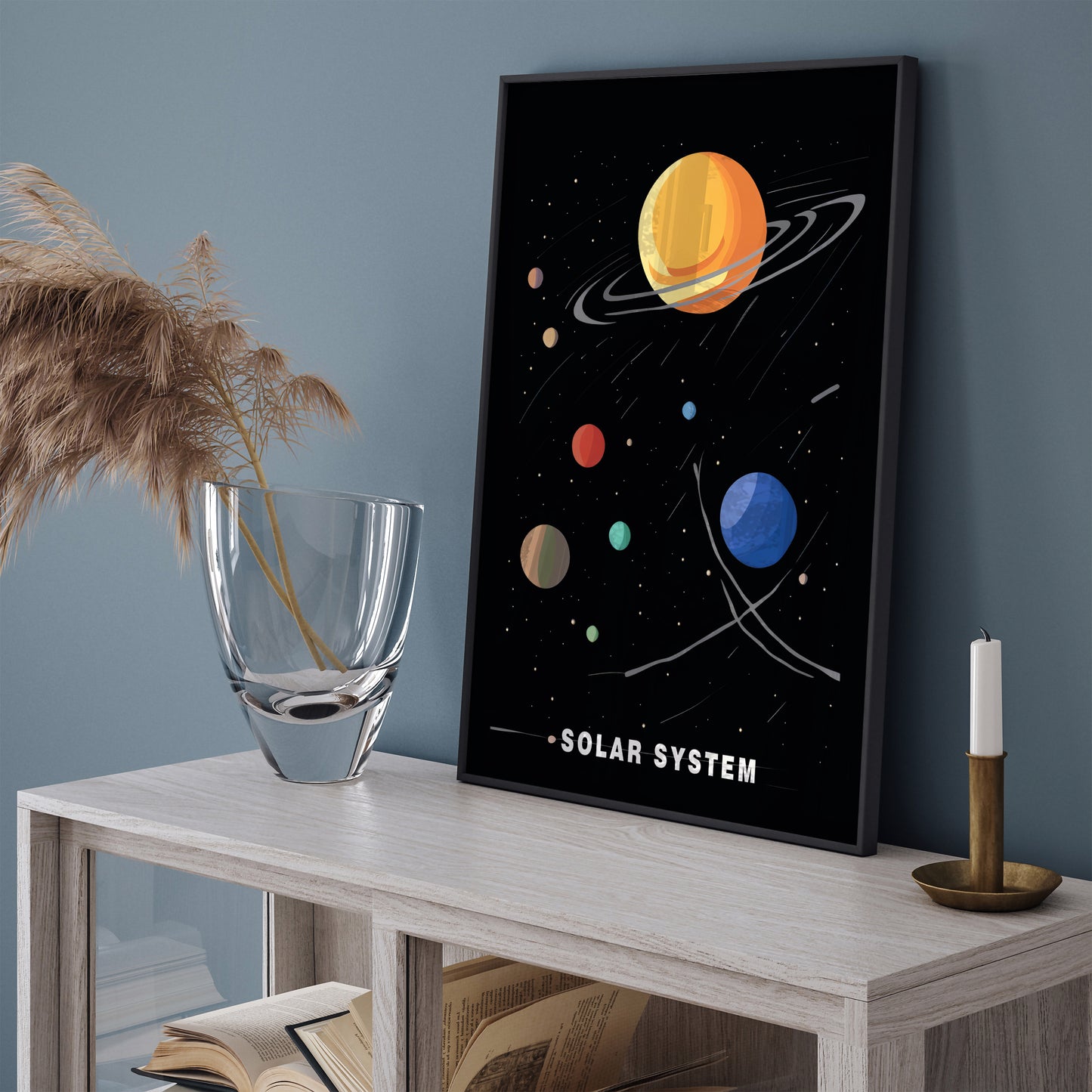 Solar System - Space Wall Art Print