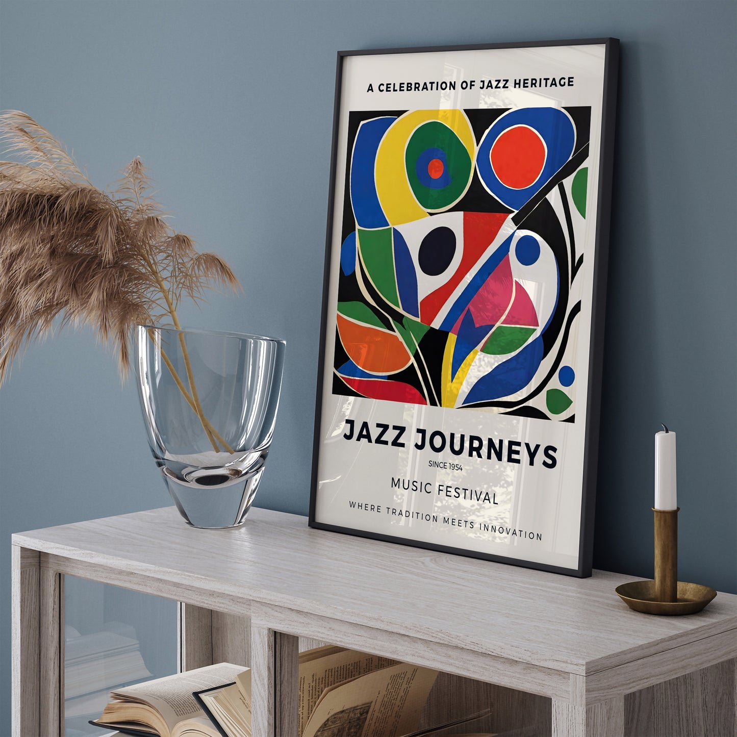 Jazz Journeys Music Festival Art Print