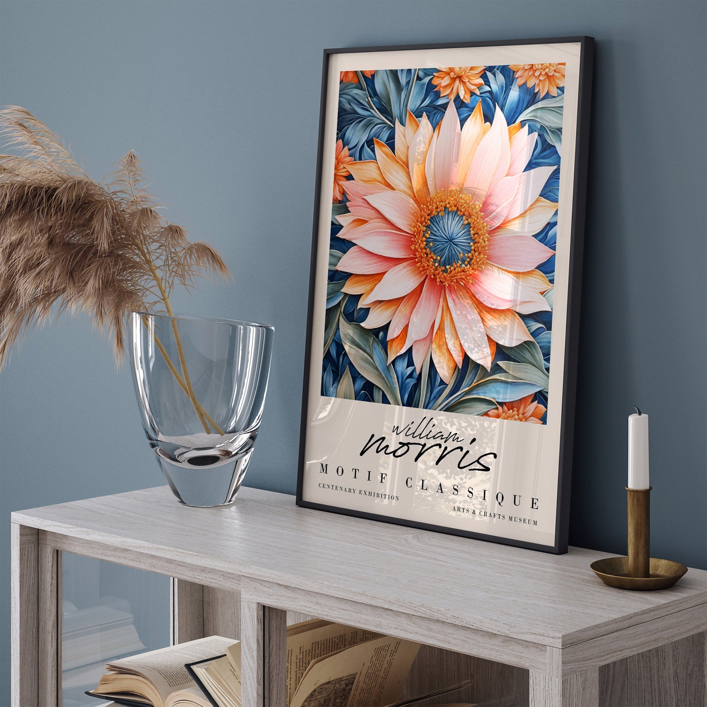 Floral Fantasy: William Morris-Inspired Poster