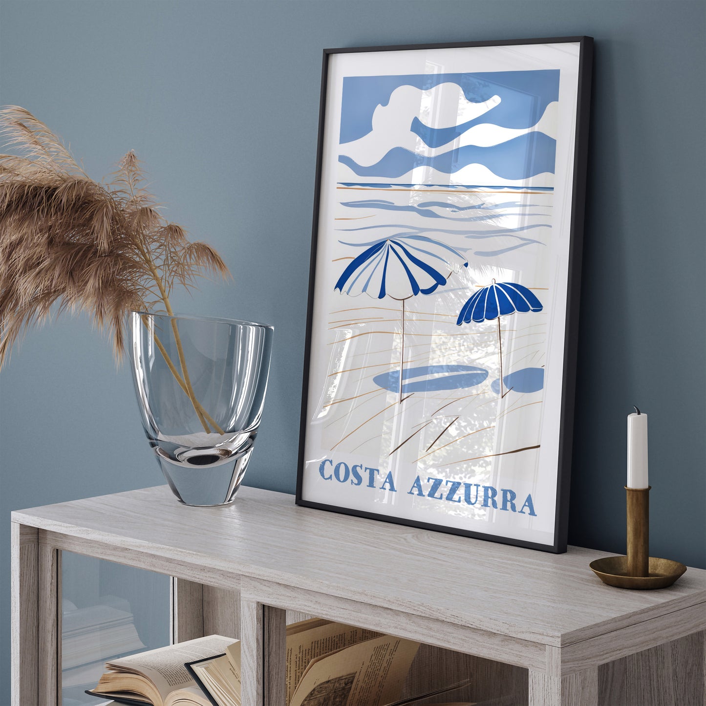 Costa Azzurra Holiday Travel Poster