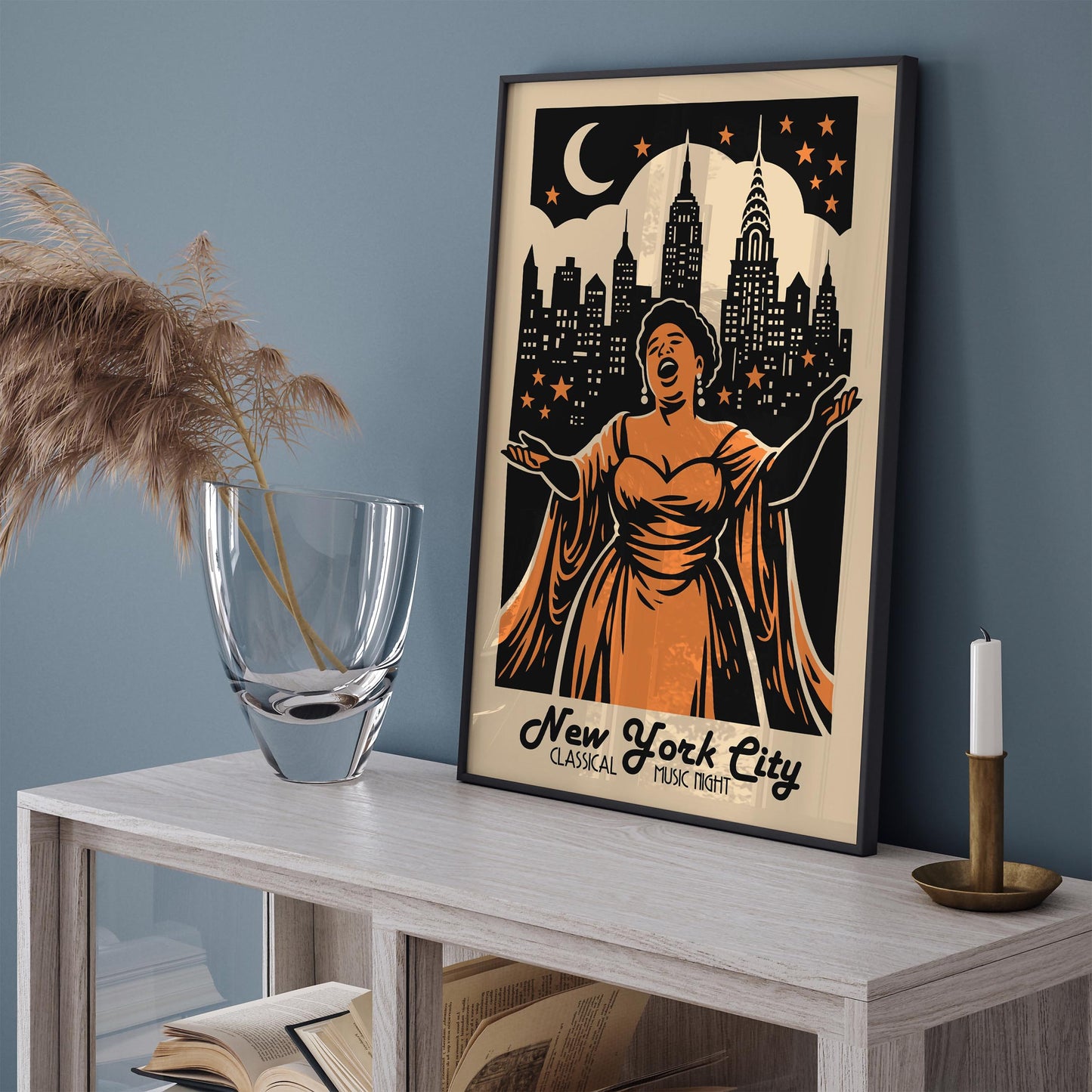 New York Classical Music Night Poster