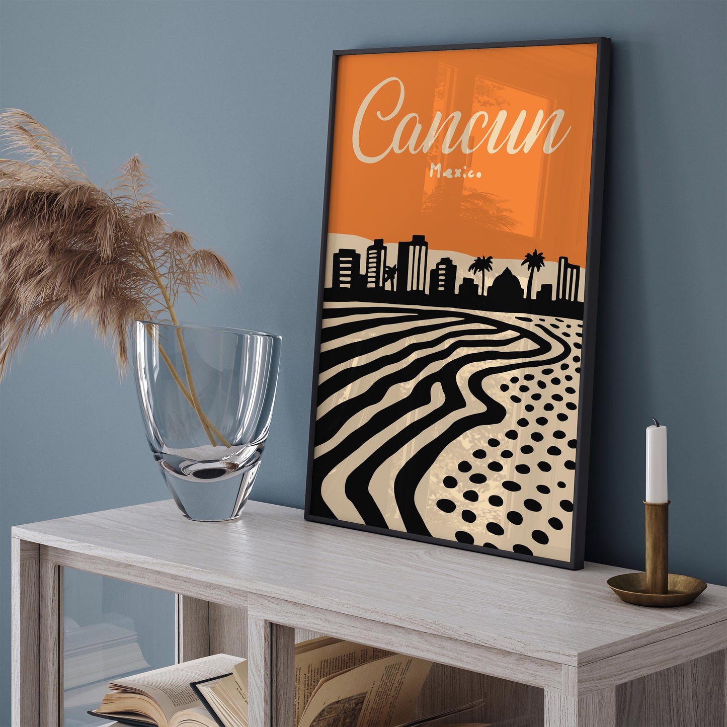 Cancun Mexico Poster - Travel Wall Art