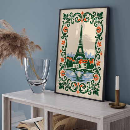 Paris France Poster – Cityscape Wall Art