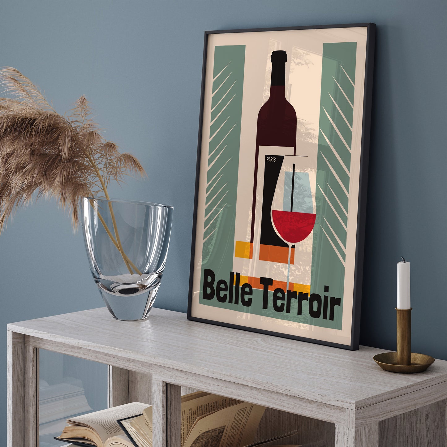 Belle Terroir Paris Wine Poster