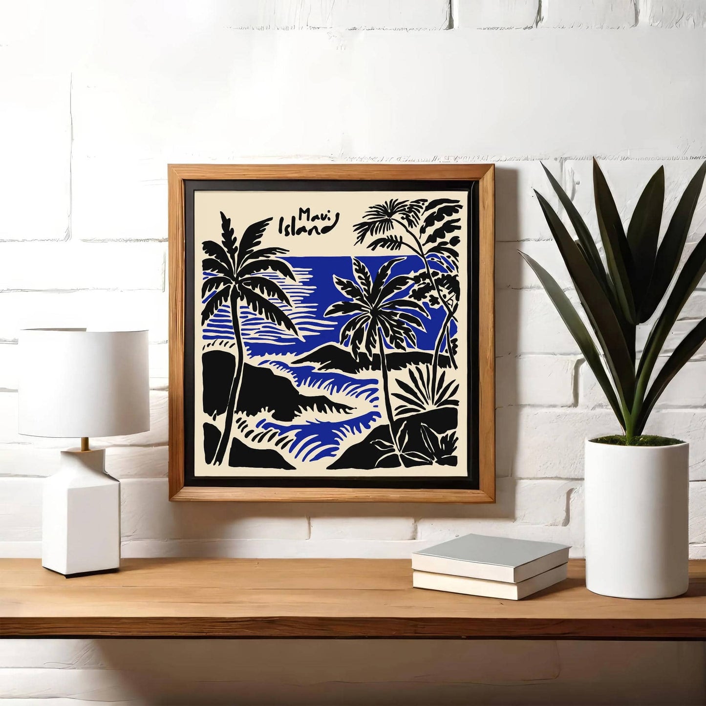Maui Island Travel Art Print – Square Wall Decor