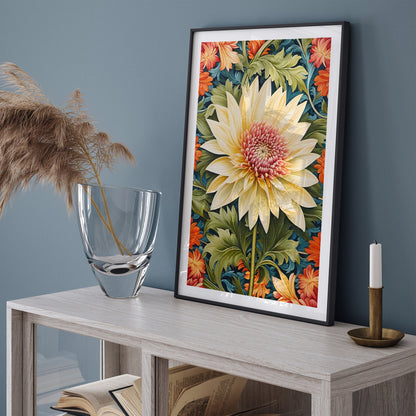 Bold Floral Poster for Home Decor