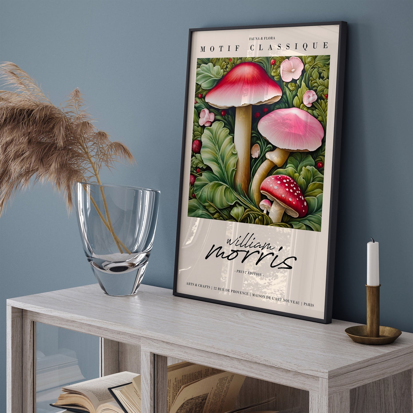 W. Morris Forest Mushrooms Wall Art 2024