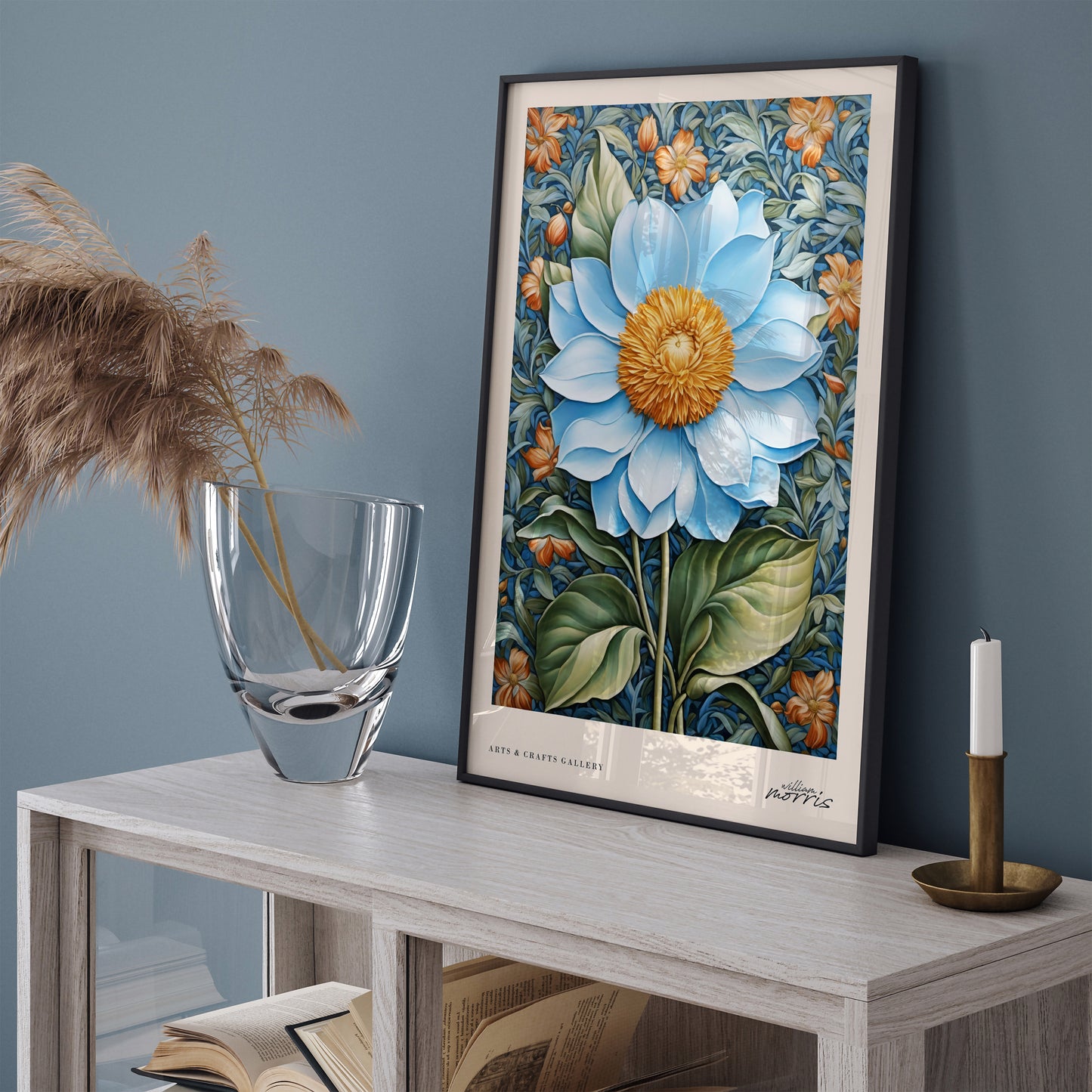 Classic Elegance: William Morris Botanical Poster