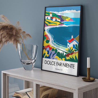 Dolce Far Niente Italian Travel Art Print 2024