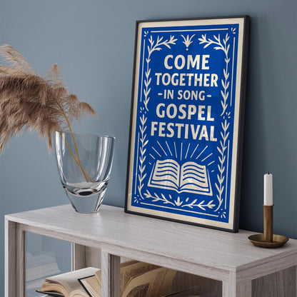 Come Together in Song Gospel Festival Poster