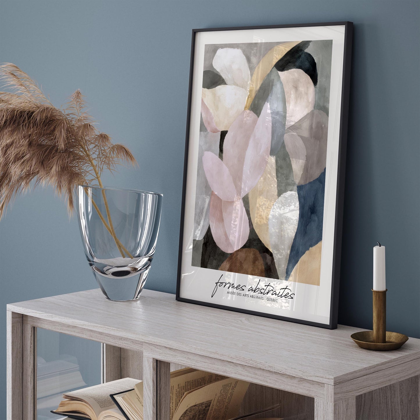Formes Abstraites Quebec Canada Poster