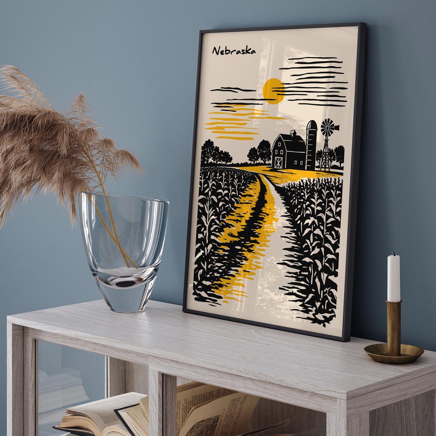 Nebraska Travel Poster