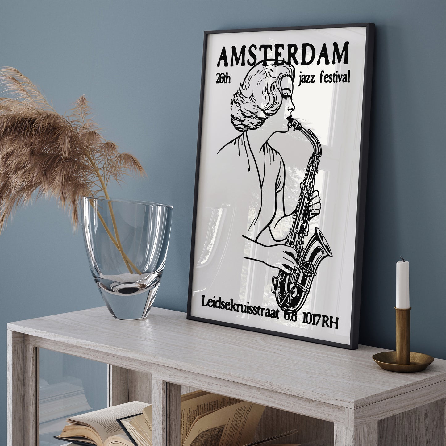 Amsterdam Jazz Festival Vintage Poster