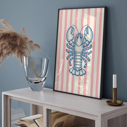 Lobster Kitchen Art Poster