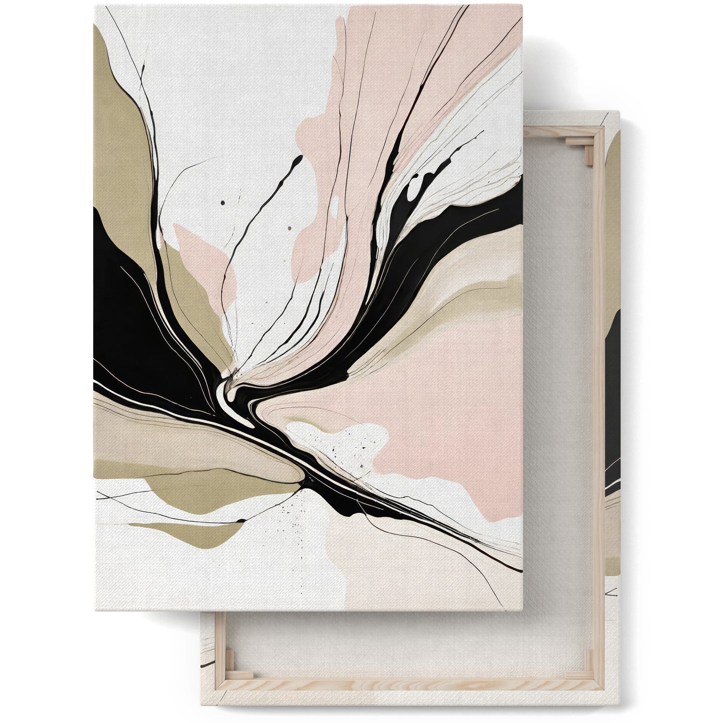 Trendy Nordic Abstract Canvas Art Print