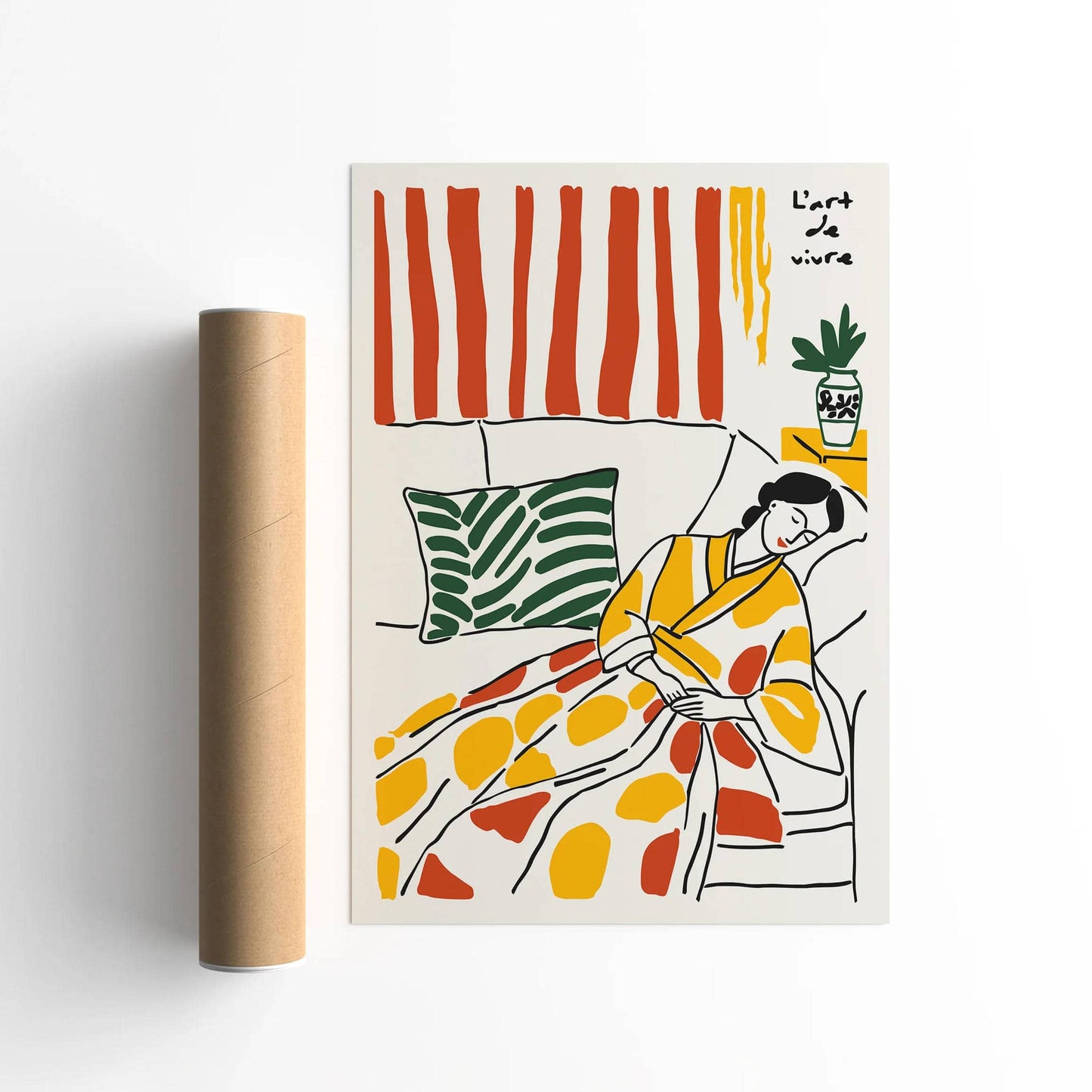 L’art de vivre Sleeping Woman Poster