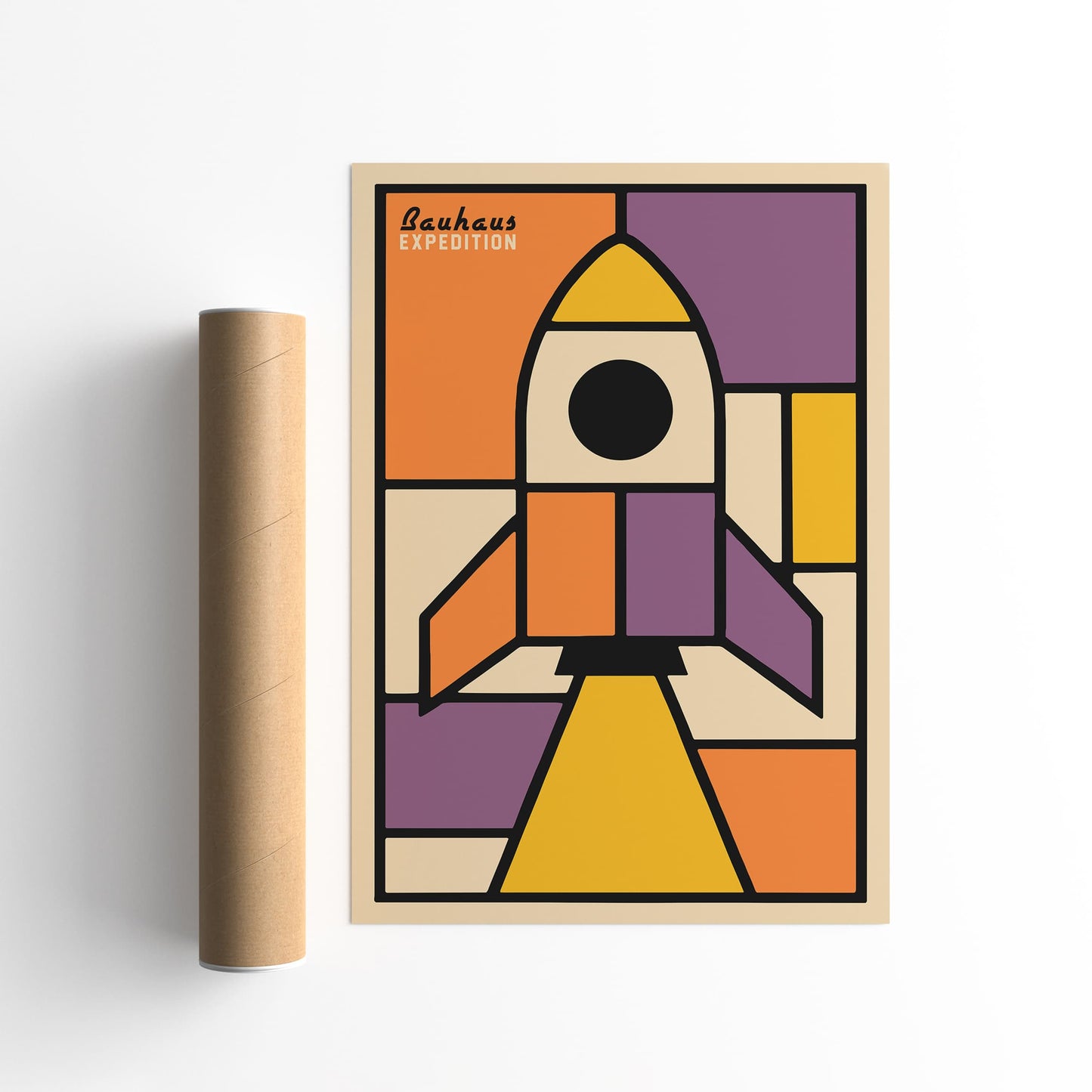Bauhaus Space Explorer Expedition Art Print