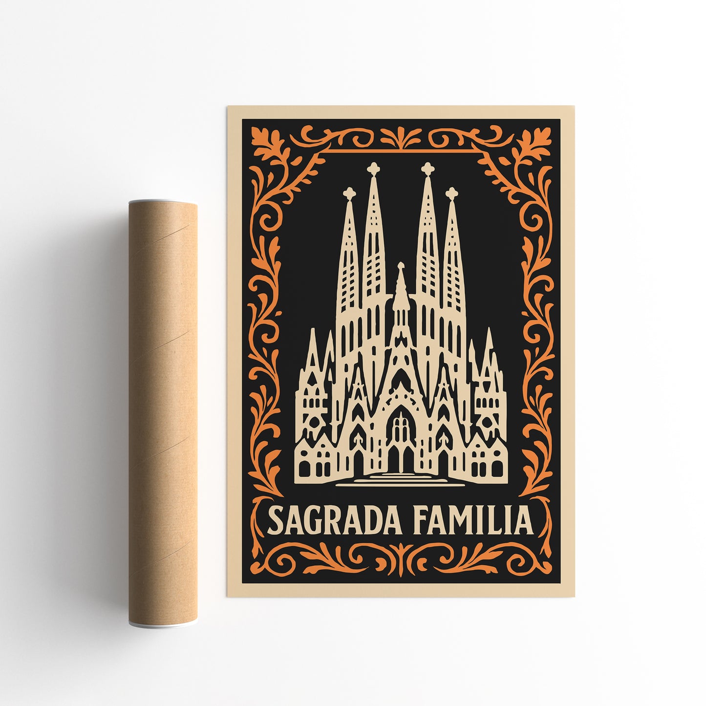 Sagrada Familia Spain Architecture Art Print