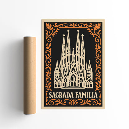 Sagrada Familia Spain Architecture Art Print