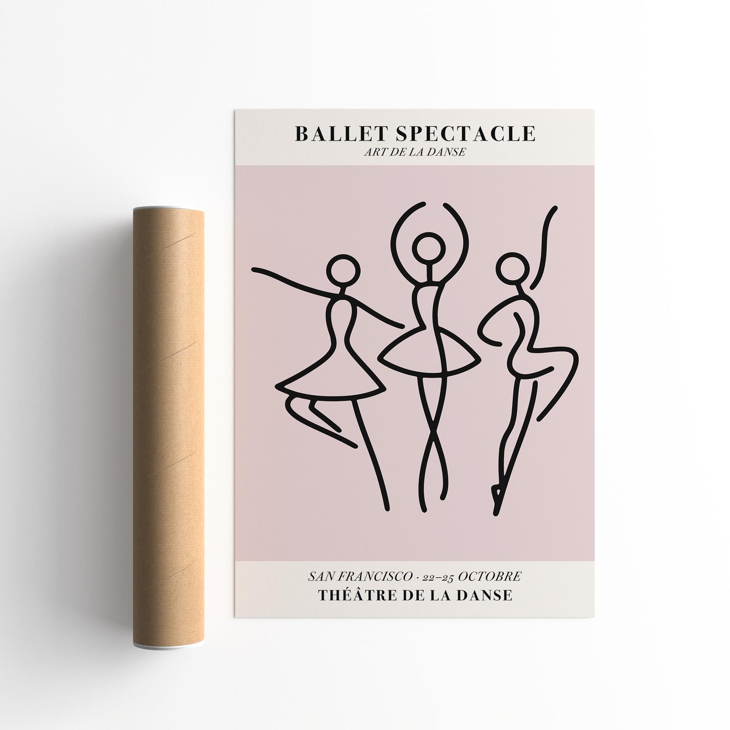 Ballet Spectacle Poster Dance Music Print