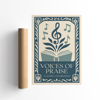Voices of Praise A Gospel Celebration Poster
