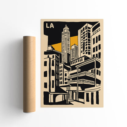 Los Angeles Modern Architecture Poster