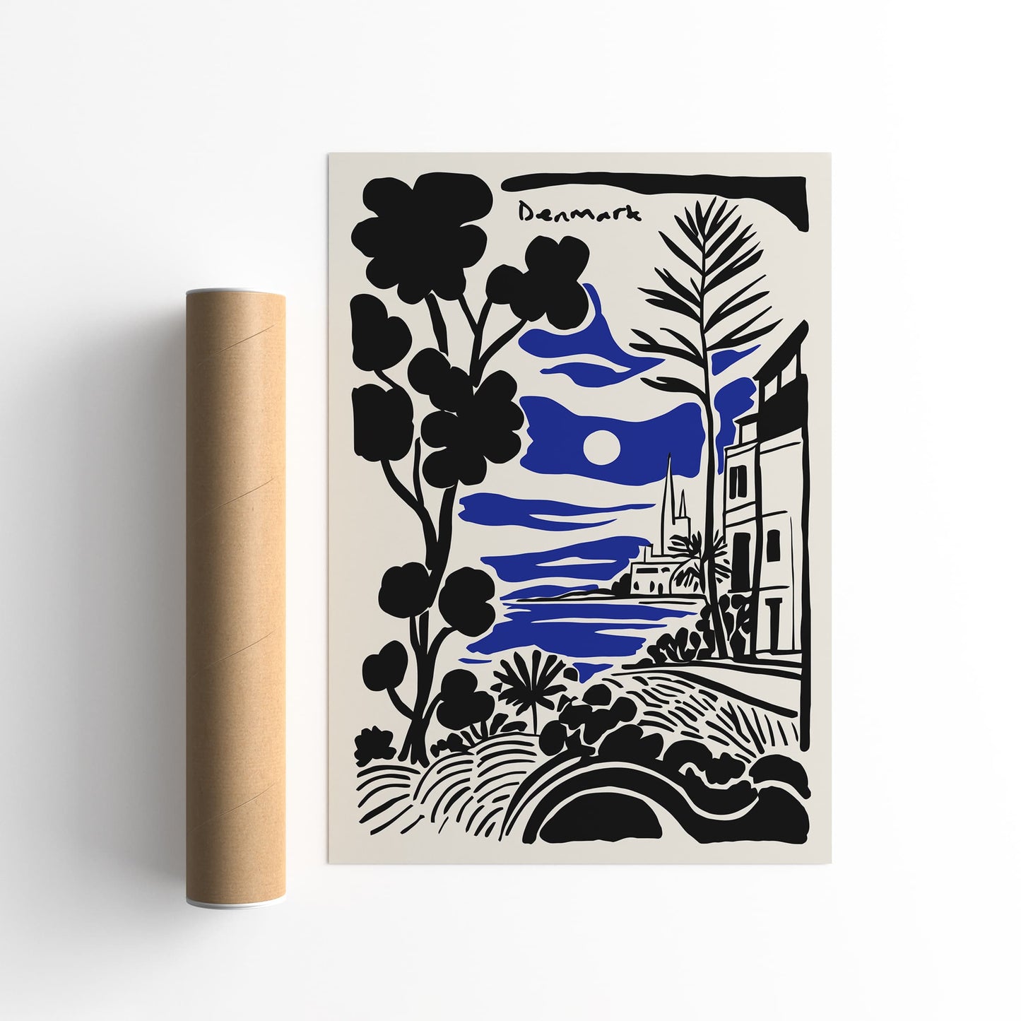 Denmark Cityscape Landscape Poster 2026