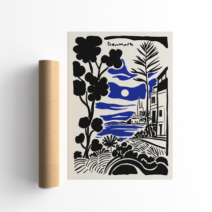 Denmark Cityscape Landscape Poster 2026