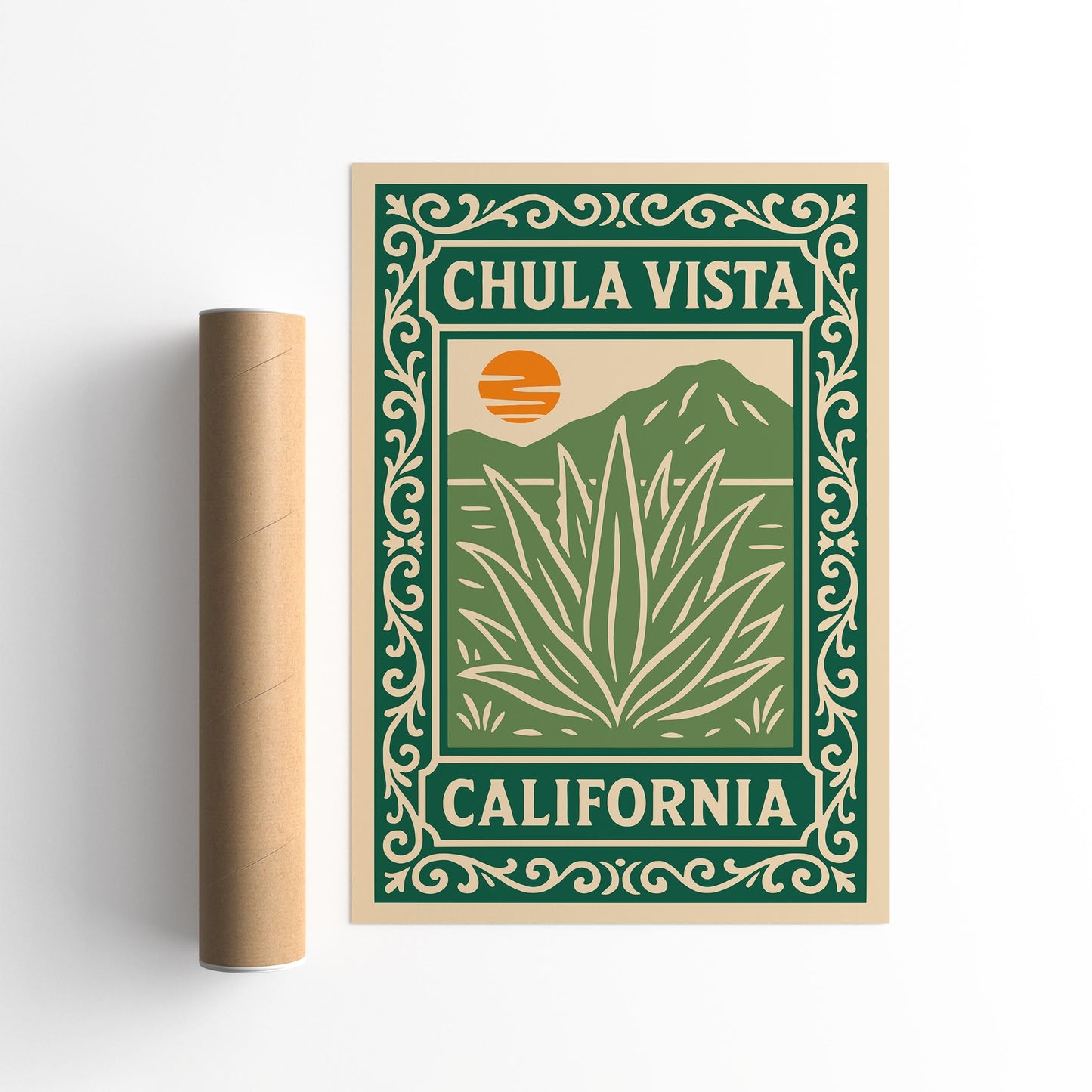 Chula Vista Poster - California Travel Wall Art